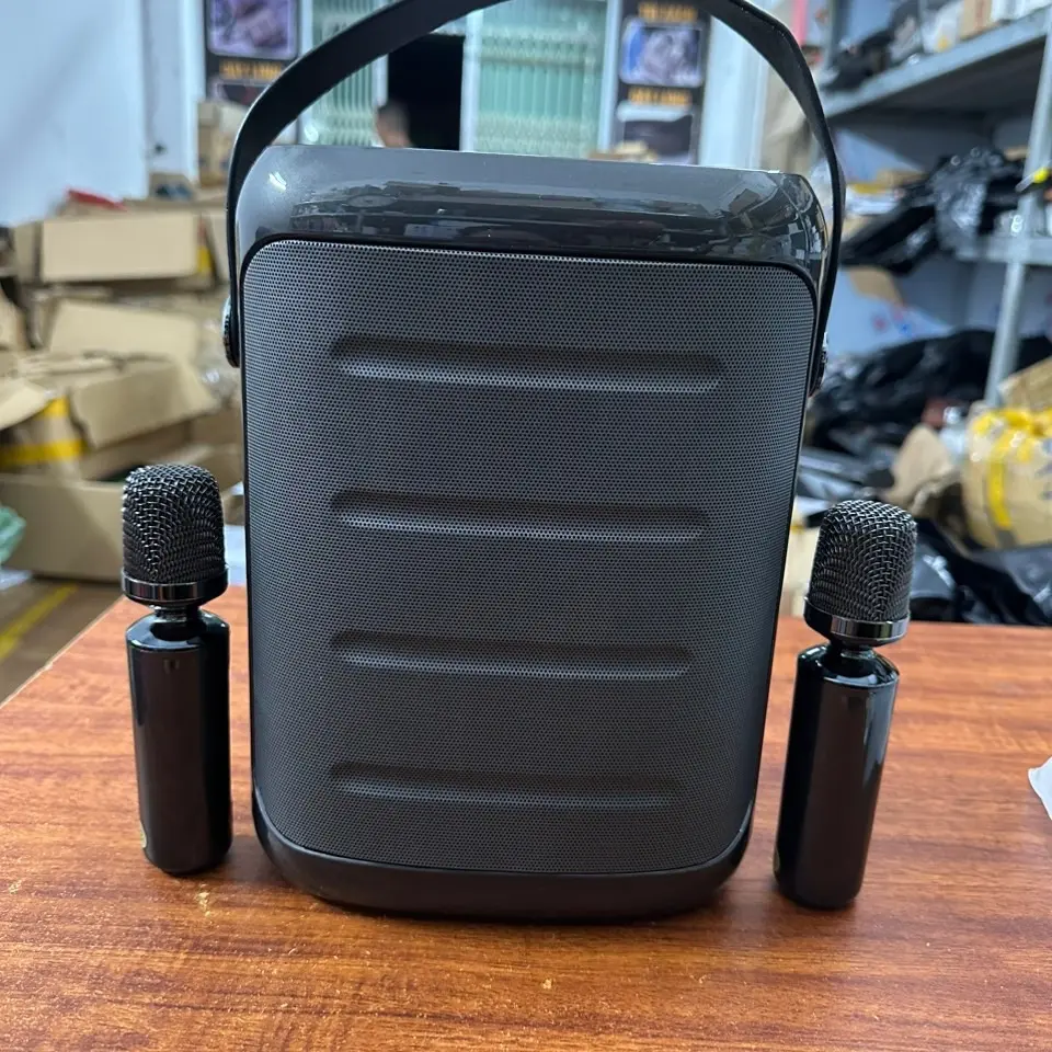 Loa KaRaOKe bluetooth kèm 2 mic hàng nhật