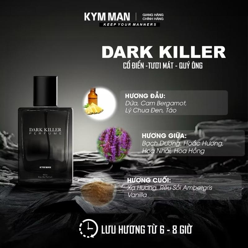 Nước Hoa Nam Cao Cấp DARK KILLER 50ml - KYM MAN Perfume Cosmetic Cực Thơm 3