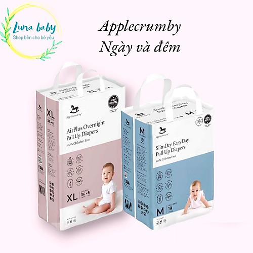 Combo 2 bịch Bỉm Applecrumby Airplus mini đủ size
