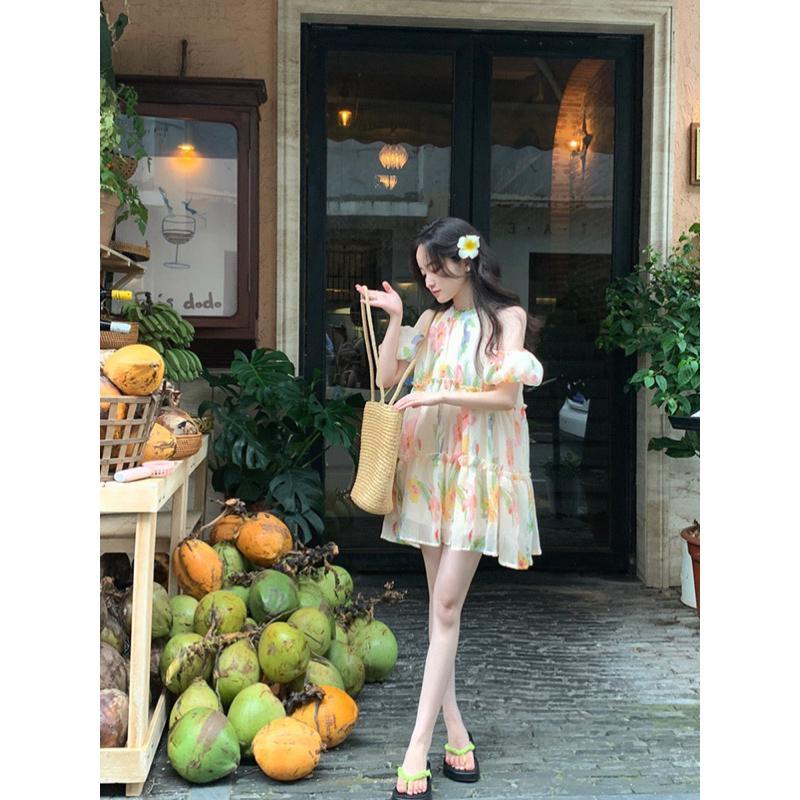 Đầm babydoll trễ vai CICI Dress 
