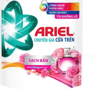 Nước giặt Ariel túi khổng lồ chuyên ngăn lem màu dủ các loại hương túi 4.1kg/3.9kg/3.7kg cửa trên và cửa trước