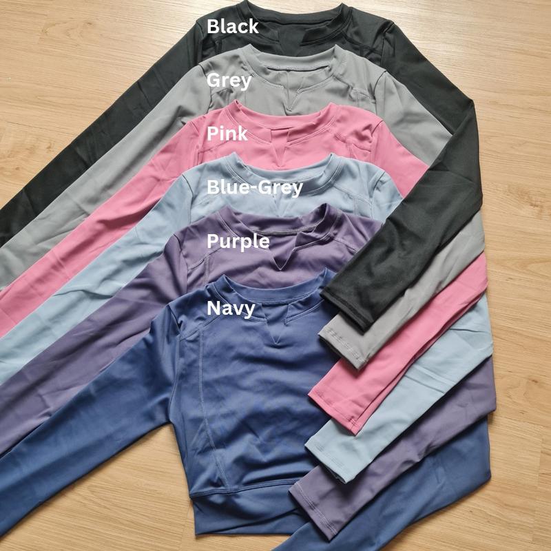 UC | ZEE baju kaos atasan lengan panjang olahraga gym yoga fitness 2
