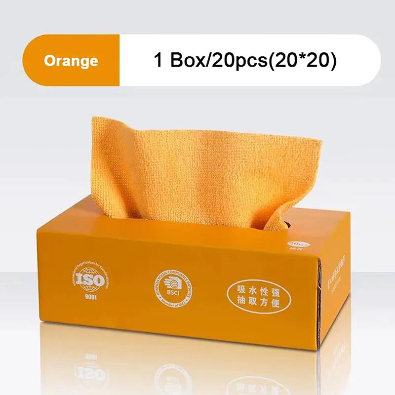 Product Introduction of ผ้าขนหนูไมโครไฟเบอร์ 20 ชิ้น/กล่อง ดูดซับ เหมาะสำหรับทำความสะอาดห้องครัว ผ้าเช็ดจาน น้ำมันป้องกันติด เหมาะสำหรับเช็ดจาน เหมาะสำหรับเครื่องใช้บนโต๊ะอาหาร ผ้าขนหนูทำความสะอาดบ้าน 23