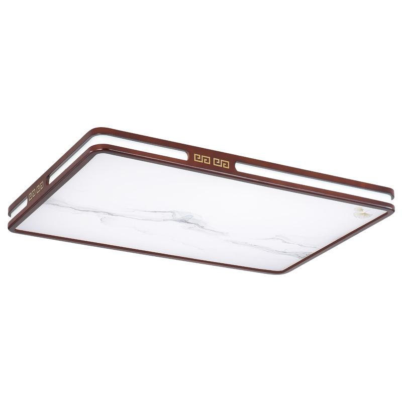 Đèn Trần Phòng Khách Phong Cách Trung Quốc Mới, Chất Liệu Gỗ Nguyên Khối Đèn LED Siêu Mỏng, Màu Sáng Bạch Dương Và Sồi, Thích Hợp Cho Đèn Phòng 4