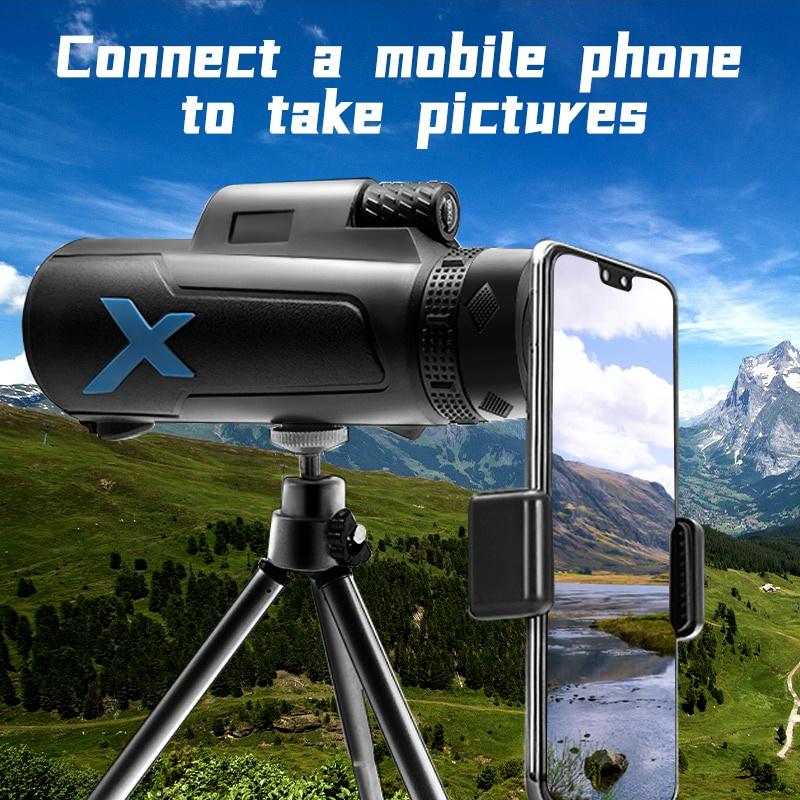 Product Introduction of Telescope HD Professional Monocular Powerful Binoculars Long Range High Quality Zoom Portable Low Night Vision Military Hunting 3
