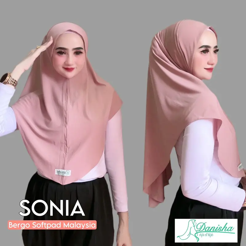 SONIA Kerudung Softpad Malaysia 0