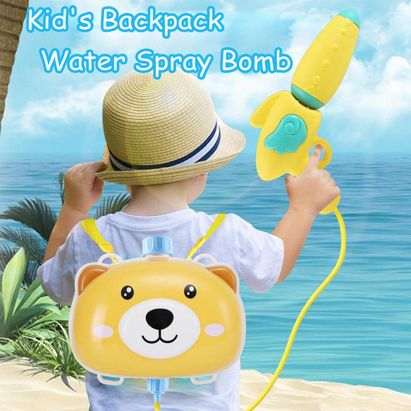 Product Introduction of Mardi Gras Gifts Children's Backpack Water Bomb Toy Pull-out Beach Play Water Spray Bomb Feature 244685 1