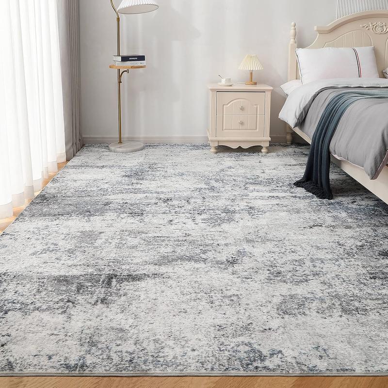 Modern Non-slip Soft Carpet, Rectangle Home Decorative Mat, Anti-slip Floor Mat for Living Room Bedroom Home Decor, Large Living Room Rugs 6