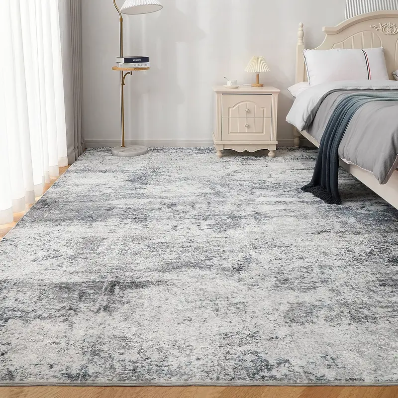 Modern Non-slip Soft Carpet, Rectangle Home Decorative Mat, Anti-slip Floor Mat for Living Room Bedroom Home Decor, Large Living Room Rugs 6