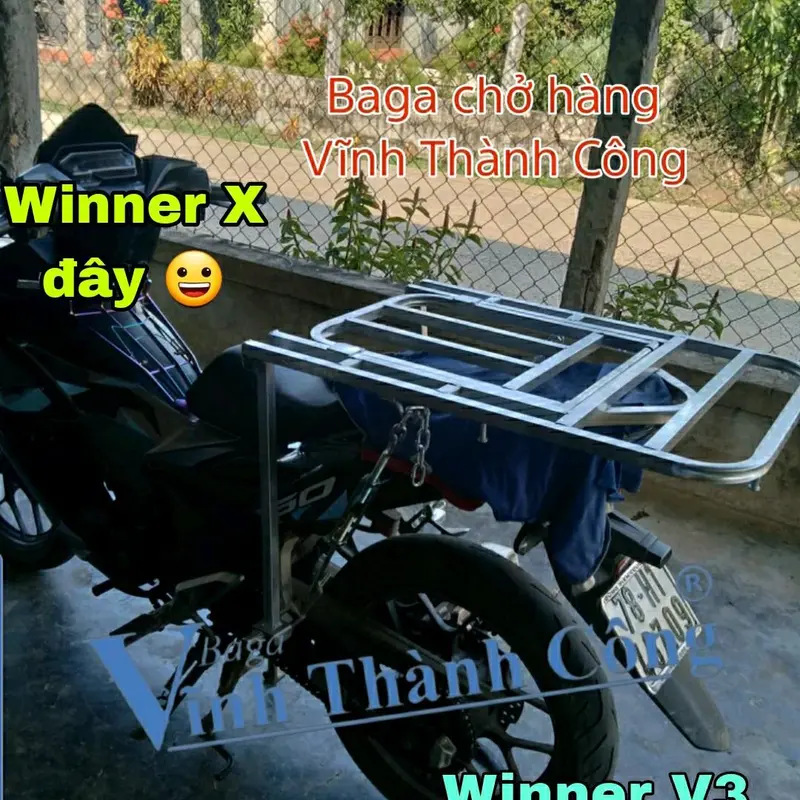 Baga chở hàng có náp mở ( chuyên xe winner ) Phụ Kiện Phụ Tùng 0