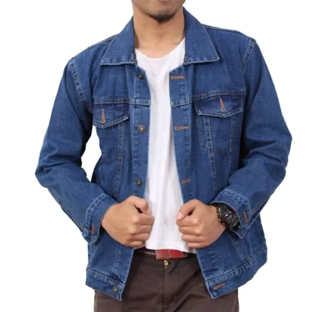 Jaket Jeans blue wosh M L XL 4XL 6XL 8XL 2