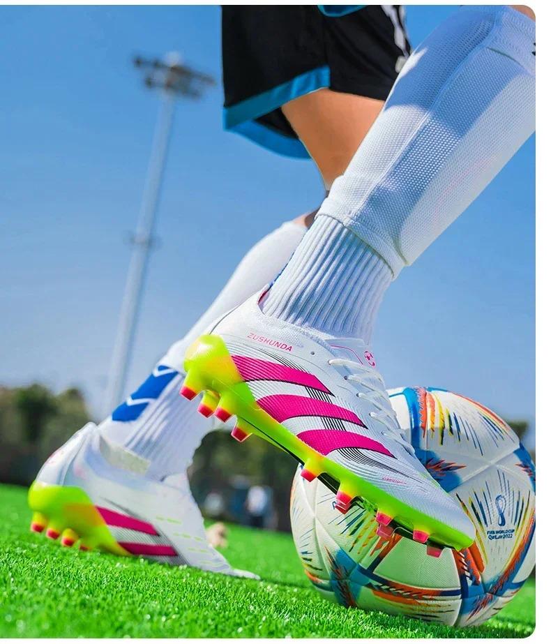 Product Introduction of Indoor Men Football Shoes Fast Society Cleats Soccer Shoes TF/FG Grass Training Football Field Boots Outdoor Sneaker Non Slip 16