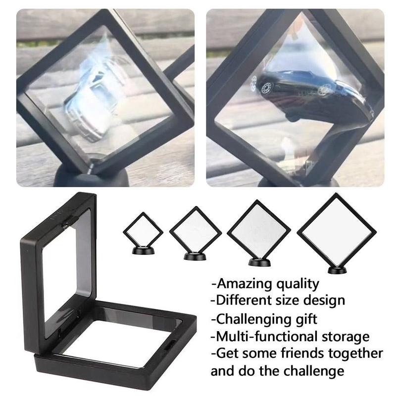 Membrane 3D Display Suspended Frame Antioxidation Film Photo Case Black Box 1