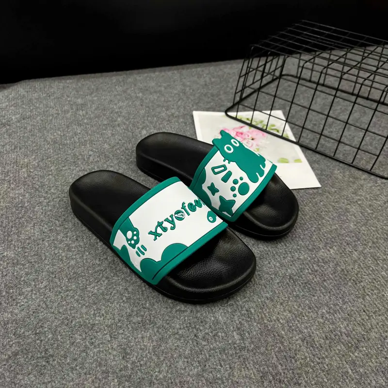 Dép đế trắng dễ vệ sinh, dép nam nữ quai ngang XT YOFEET phong cách trẻ trung- năng động Slipper Đế Bằng DéP Cao Su Giày 1