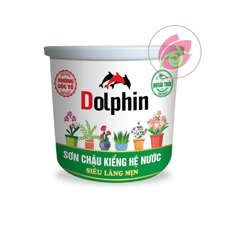 Sơn chậu hệ nước Dolphin 1 ký (đủ màu)