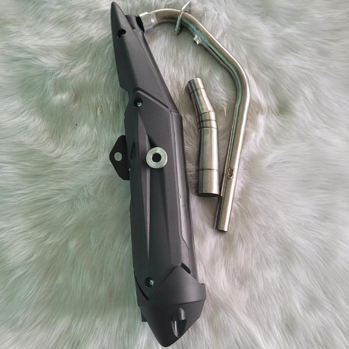 Ống xã xe máy pô lc v6 cỗ tăng 2 khúc gắn các dòng xe wa/si/ex/winer có chọn phân loại xe. Cổ dài cắt bớt rồi gắn Phụ Kiện Phụ Tùng