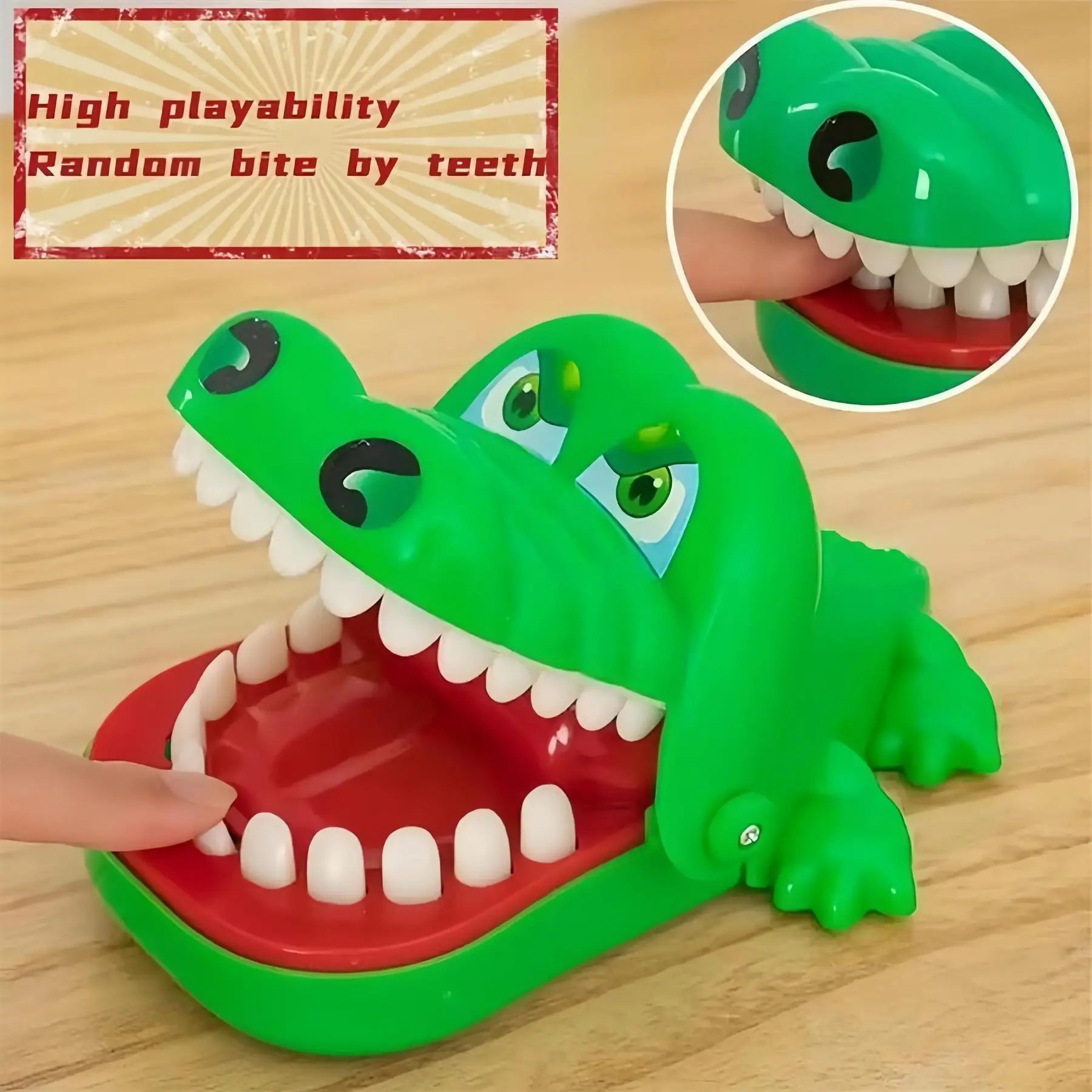 Crocodile Finger Biting Toys For Mummy Fun Time 1 Piece Funny Stress crocodile-finger-biting-toys-for-mummy-fun-time-1-piece-funny-stress