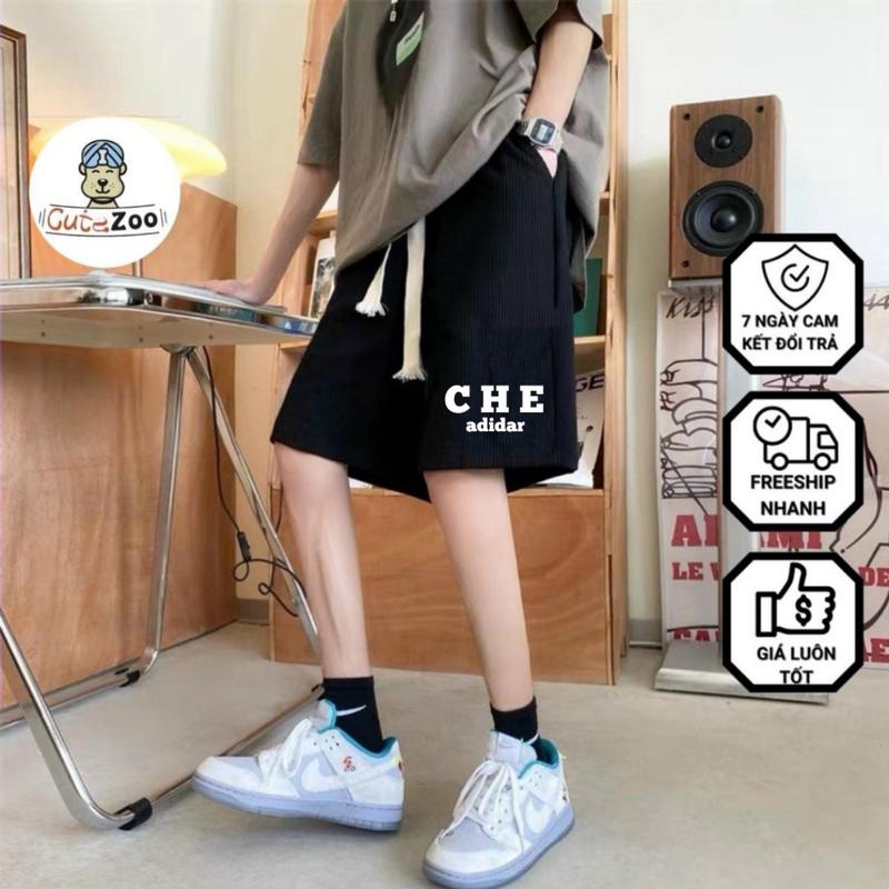  Quần short unisex nhiều mẫu hottrend quần cộc nam nữ chất thun có bigsize đến 100kg Menswear Quần Lửng 
