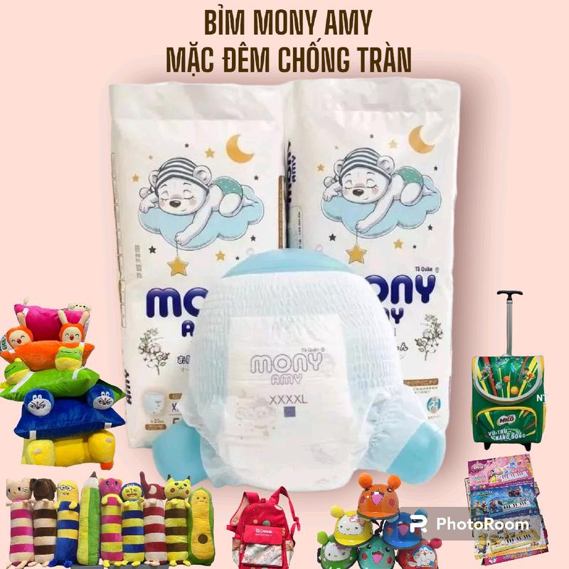 (KÈM QUÀ) BỈM QUẦN MONY AMY (100 MIẾNG) NHẬT BẢN, MẶC ĐÊM CHO BÉ TIỂU NHIỀU, MỎNG MỀM , ĐỘ DẦY 2mm ,THẤM 1 LÍT NƯỚC, PHÔM BO ĐÙI CÓ DÁN SAU. KHÔNG PHẢI BỈM DẦY KHÁCH XEM KỸ THÔNG TIN TRƯỚC KHI MUA HÀNG.