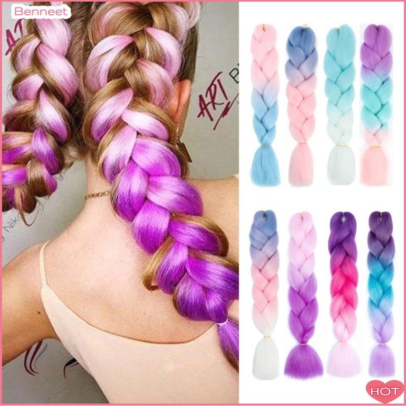 New Synthetic Jumbo Braid Ombre 24 Inches Braiding Hair Extension ...