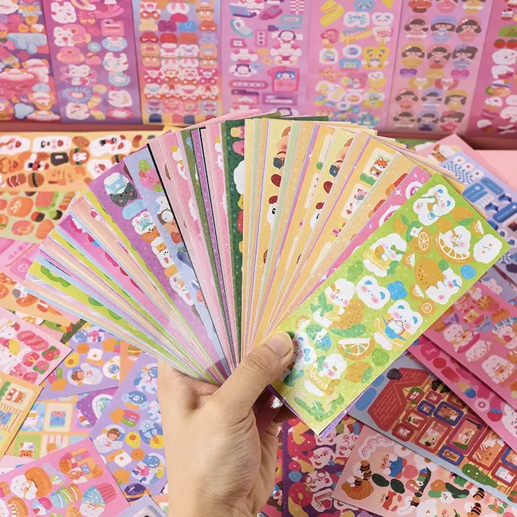 [ HOT ] Tấm Sticker dán sổ lấp lánh trang trí, decor ốp điện thoại, toploader