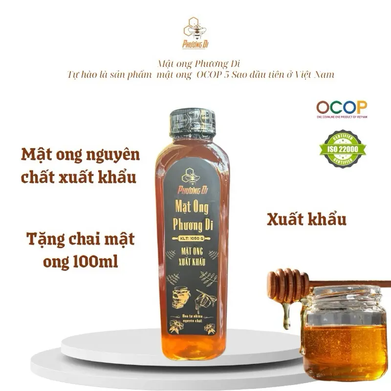 Mật Ong Nguyên Chất Xuất Khẩu, Mật Ong Tách Thuỷ Phần Đặc Sánh Từ Hoa Tự Nhiên 0
