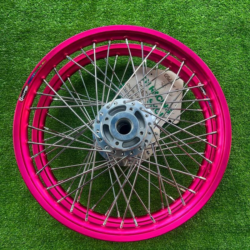 Bánh căm Exciter 135 đùm mạ crôm niềng nhôm Shopper Shark thái có nhiều màu niềng vành lựa chọn đã rút căm - Phụ Tùng Phụ Kiện