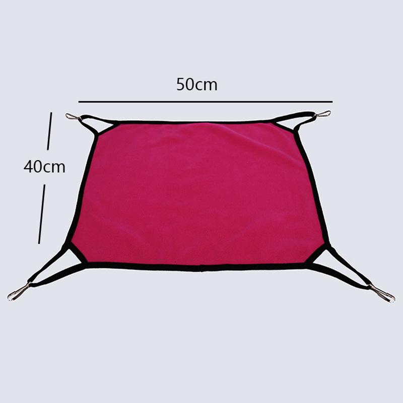 Product Introduction of Cat Hammock Bed Hanging Pet Cage Hammock Soft Cat House Cushion Mat Summer Cooling Pet Basket Tapestry Pet  Dog Bed 2