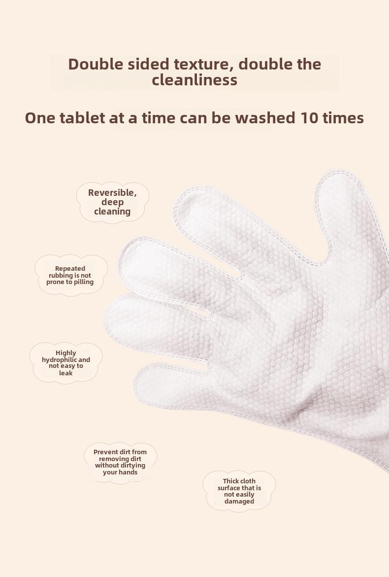 Product Introduction of Pet Disposable Gloves Sterilization Deodorant Cat Bath Pet Wipes Dog Dry Cleaning Cleaning Gloves 5