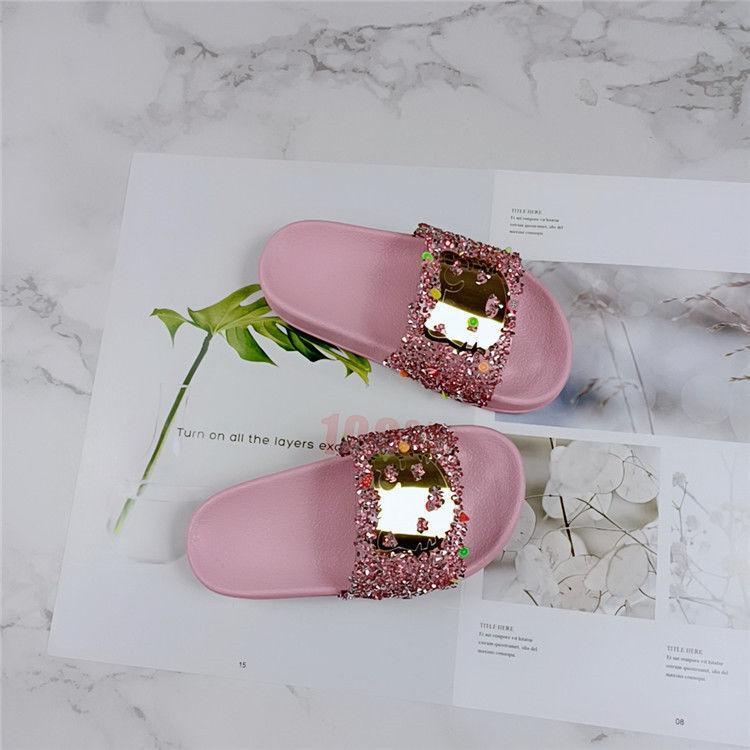 Product Introduction of Dép Xăng Đan Mùa Hè Cho Trẻ Em, Thời Trang Mới, Thiết Kế Hình Mèo Và Trái Cây, Đính Kim Cương Màu, Chống Trượt, Thoải Mái, Chống Mài Mòn, Đế Mềm, Quai Đơn, Miễn Phí Vận Chuyển, Bán Chạy 10
