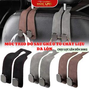 Móc Treo Đồ Sau Ghế Ô Tô Chất Liệu Da Lộn Cao Câp Chịu Lực Lên Đến 20KG-otofunmoclan