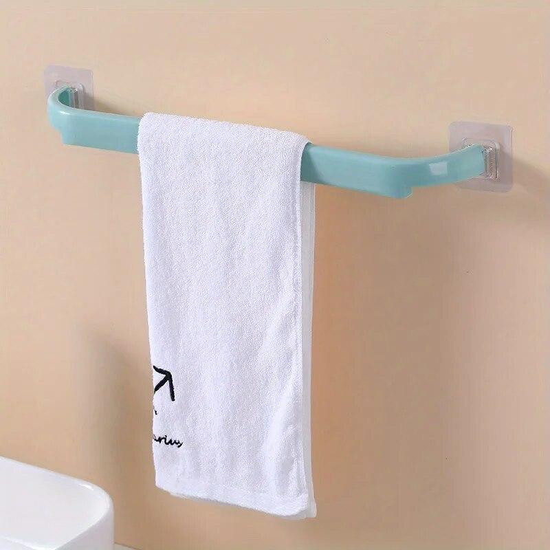 Product Introduction of 1pcs Extended Towel Rack Wall-Mounted Slipper Holder Bathroom Organizer With Multiple Storage Options Bathroom Accessories 18