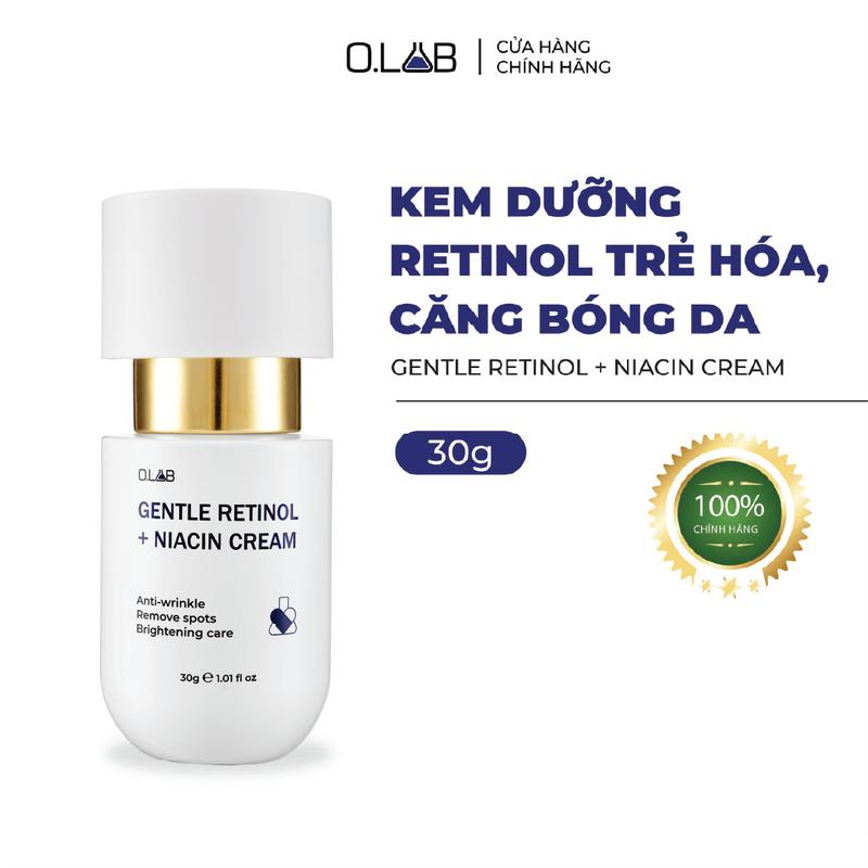 Kem dưỡng RETINOL hỗ trợ trẻ hóa, căng bóng da, giảm thâm nám sạm, đều màu da GENTLE RETINOL + NIACIN CREAM