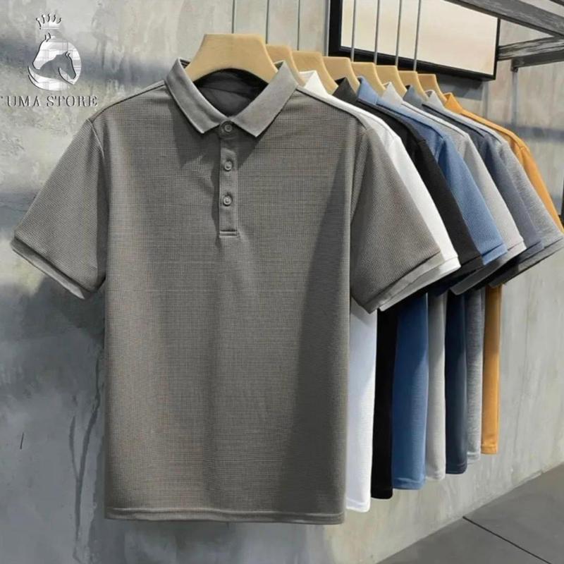 UMA STORE Đan Phượng - Áo Polo trơn chất liệu Tổ Ong, kiểu dáng bassic đơn giản và thanh lịch