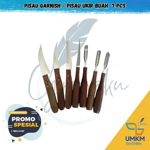 Pisau Garnish / Pisau Ukir Buah 7 Pcs - Pisau Hias Buah Dan Sayur Untuk Tumpeng