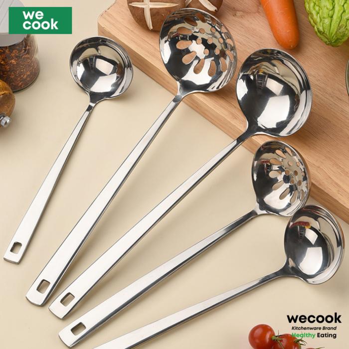 Bộ Muôi Múc Canh Muôi Thủng Ăn Lẩu Inox Không Gỉ Cao Cấp Nhiều Kích Thước Dùng Cho Gia Đình, Nhà Hàng | 041