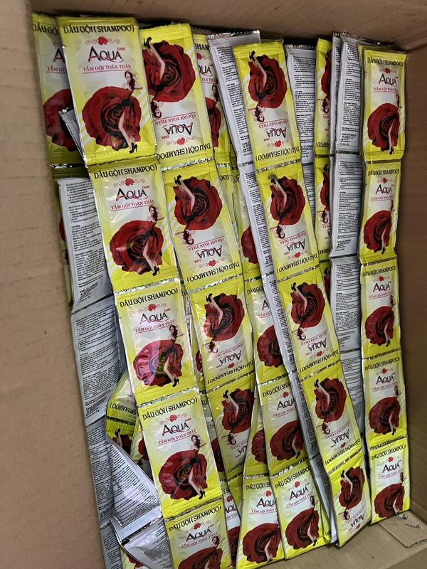 Dầu Gội, Sửa Tắm bịch 100 gói cho nhà nghỉ, khách sạn -Đồ Dùng Khách Sạn Quân Phương 3