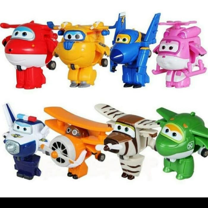 action figure super wings isi 8pcs 1 set 1