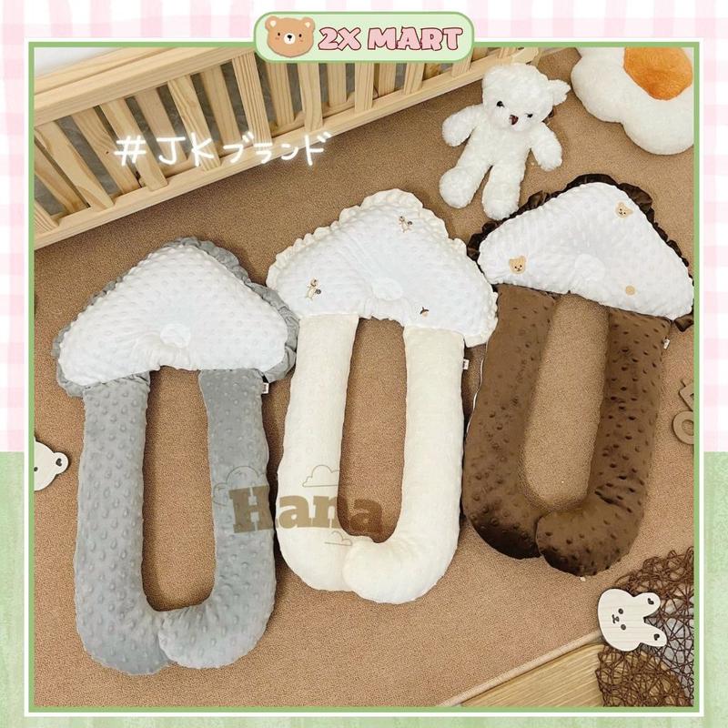 Gối chữ U Hàn chống bẹt đầu, cho bé ngủ ngon êm ái, mềm mại 2xmart 1