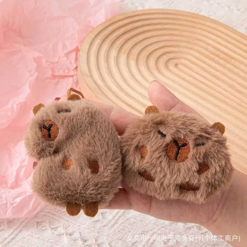 Gantungan Kunci Boneka Capybara Lucu 2