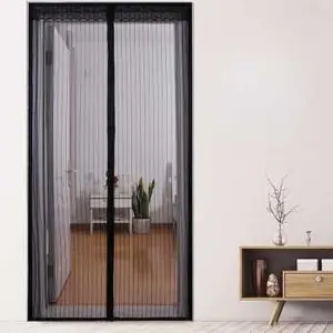 TaffHOME Tirai Pintu Anti Nyamuk Kelambu Magnetic Door 100x210cm - CNY-121