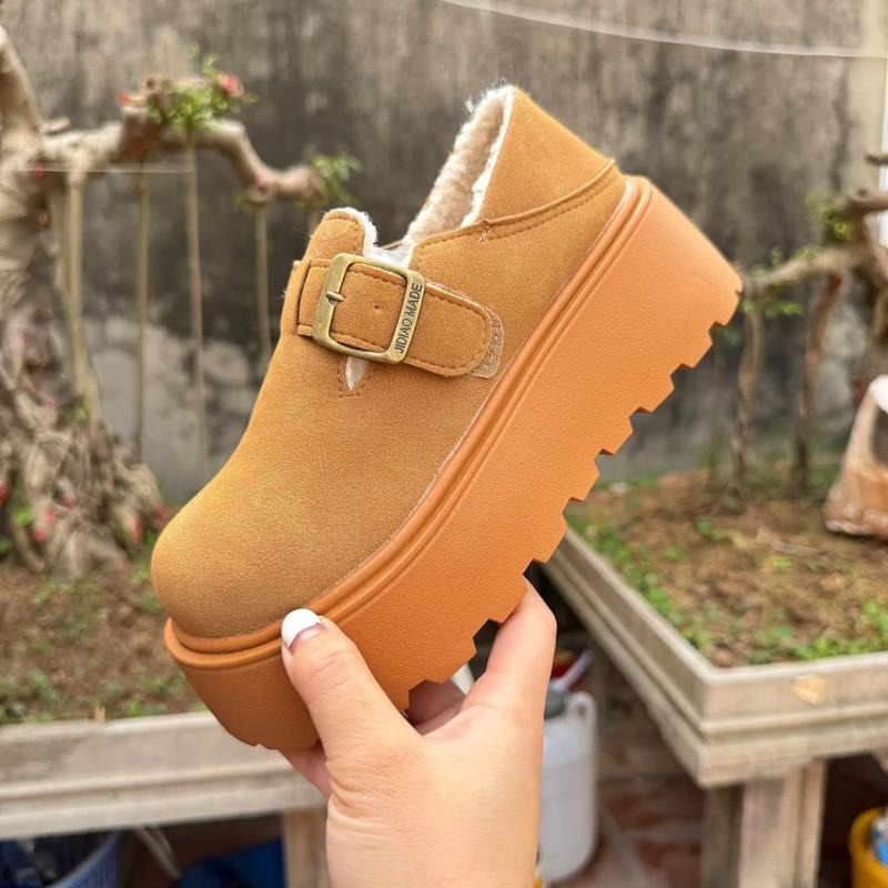   FULLBOX   Giày nữ LÓT LÔNG CỪU đế cao 7cm mã 589 