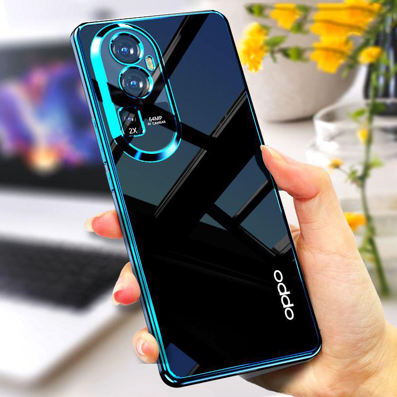 Product Introduction of Luxury Electroplating Transparent Phone Casing For OPPO Reno10 Pro Plus 10Pro 10 5G Reno 10Pro+ 10 10 Pro 2023  Lens All-inclusive Shockproof Hard Phone Case Protective Back Cover 35