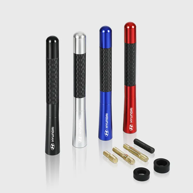 Ăng Ten Radio Sợi Carbon Thông Dụng Cho Xe Hơi, 1 Cái, 12Cm, Cho Hyundai Ioniq 5 Kona Certa Elantra Santa Fe I10 Sonata Tucson Accent IX25 IX35 3