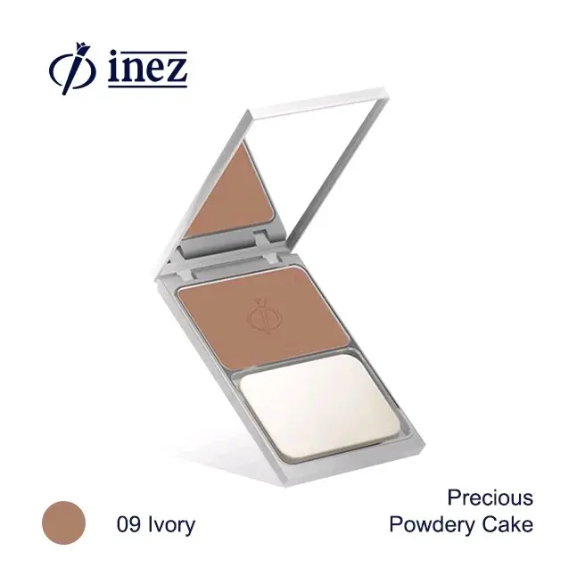 Bedak Padat Inez/ TWC INEZ tahan lama Compact Powder translucent 6