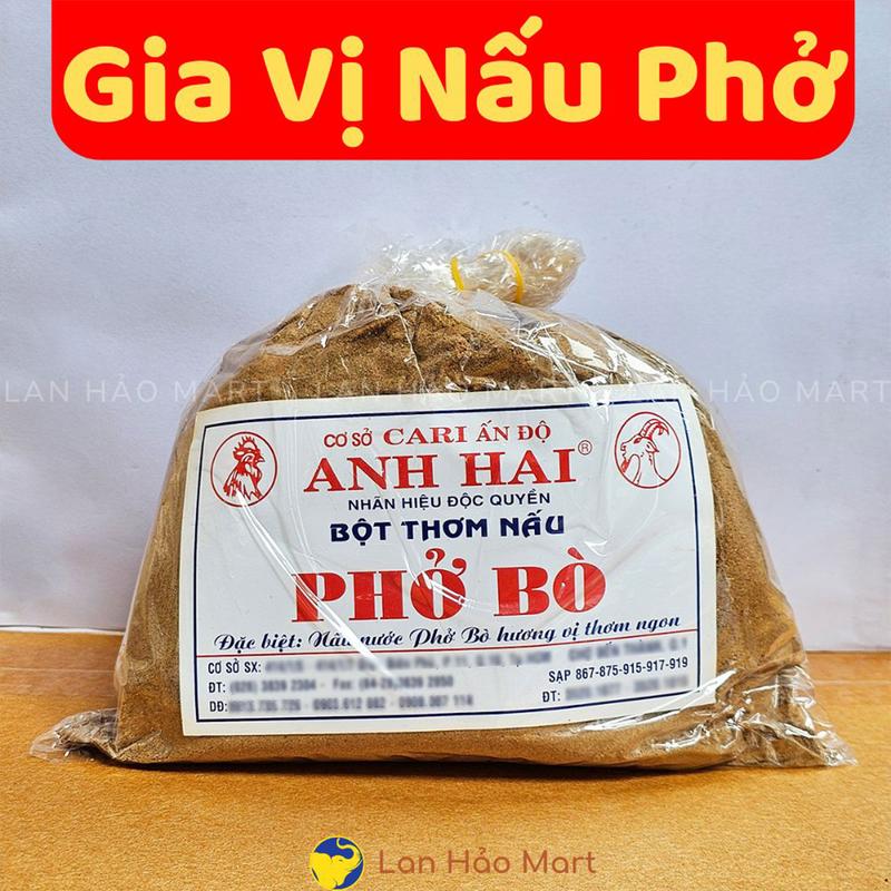 Bột Thơm Bột Gia vị nấu Phở Bò Anh Hai gói 500g