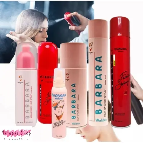 Barbara Walden Hair Styling Spray Rambut Extra Hold | Extra strong 80 | 150 | 280 | 450 ml Pomade HANYA PENGIRIMAN PULAU JAWA Mousse hijab spray  barbara