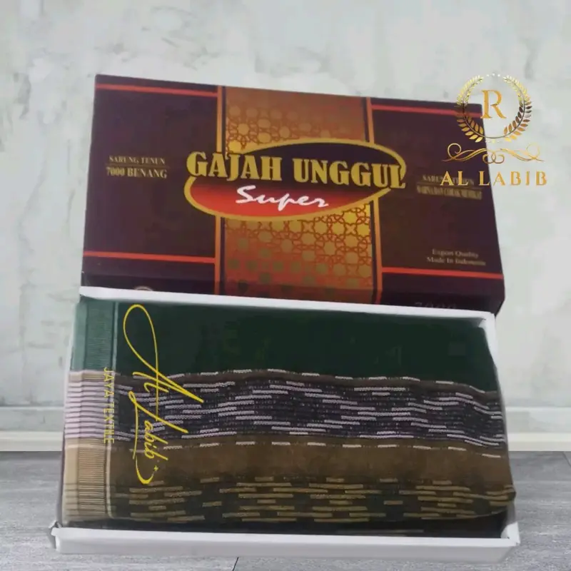 Sarung Tenun Dobby Refir Berkualitas Terbaik Pria Dewasa Sholat Santri Souvenir Hajj Poliester Katun Muslim Nyaman Motif Tebal Hitam Putih Kain Remaja 4