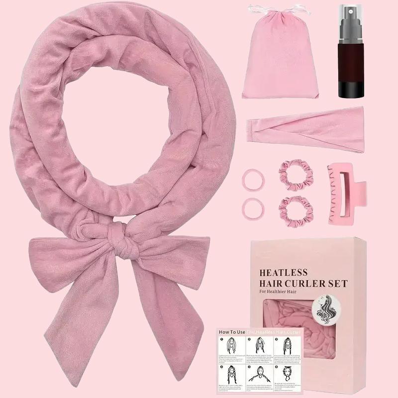 Heatless Hair Curler Set, 9 Counts/set Hair Curler Headband, Hair Styling Accessories for Women & Girls, Professional Hair Styling Tools for Daily Use 1