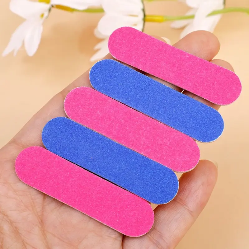 Set 100 dũa mini Nailbox 2 mặt chuyên dụng loại 1 cứng bền TUNAIL gel gắn 8